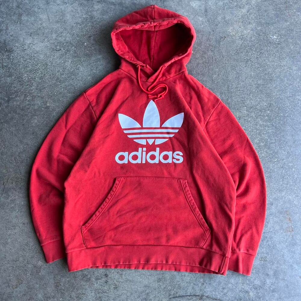 Vintage 2000s adidas center logo‎ hoodie